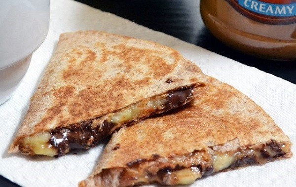 Peanut Butter Banana Quesadillas Peanut Butter Banana Quesadillas