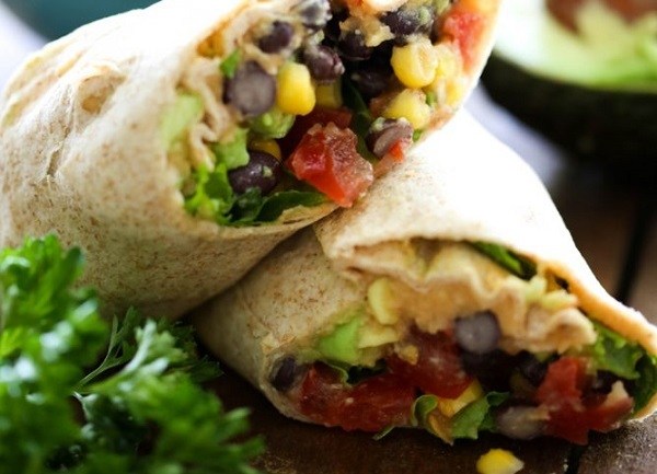 Southwest-Hummus-Wraps Southwest Hummus Wraps