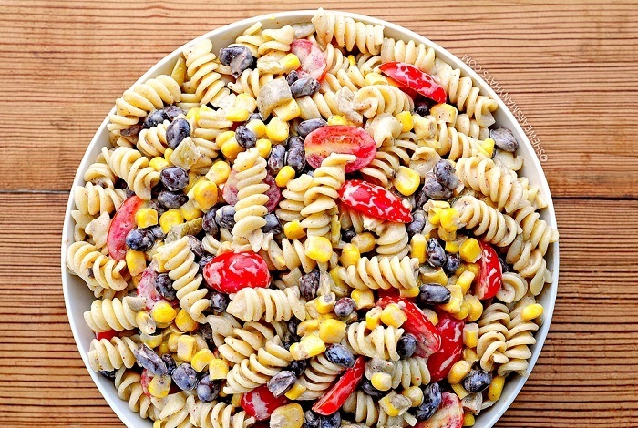 black-bean-pasta-salad-1b Black Bean Pasta Salad